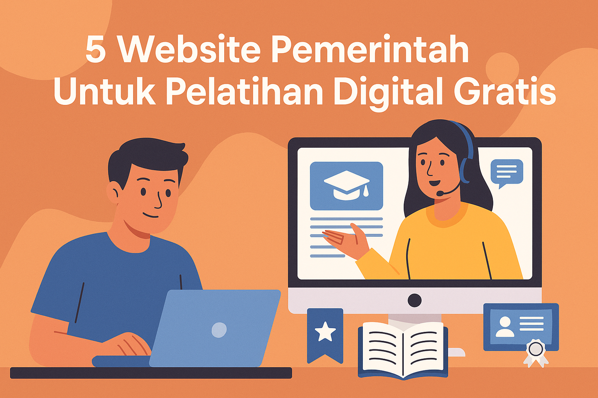5 Website Pemerintah Untuk Pelatihan Digital