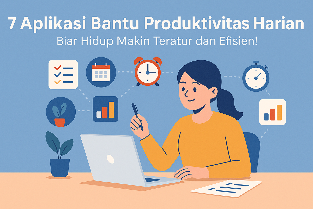 7 Aplikasi Bantu Produktivitas Harian: Biar Hidup Makin Teratur dan Efisien!